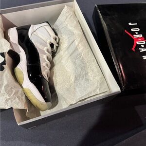 Jordan Women's Black and White High-Top Sneakers